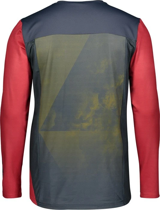 Scott Trail Storm Trikot langarm blue nights/wine red (Herren)