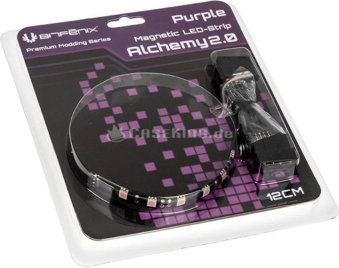 BitFenix Alchemy 2.0 Magnetic 12cm, 6 LED violett