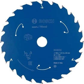 Bosch Professional Expert for Wood Kreissägeblatt 24Z, 165x1x20mm, 1 Stück