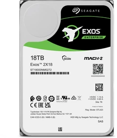 Seagate Exos X 2X18 18TB, 24/7, 512e/4Kn / 3.5" / SAS 12Gb/s