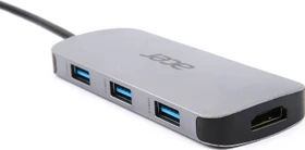 Acer Multi-Port Adapter USB Type-C 7-in-1, USB-C 3.0 [Stecker] (HP.DSCAB.008)