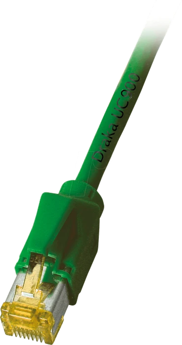 EFB Elektronik TM31 UC900 Patchkabel, Cat7/Cat6a, S/FTP, RJ-45/RJ-45, 1.5m, grün