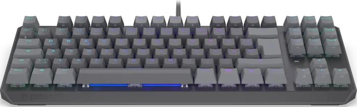 Endorfy Thock V2 TKL, PBT, grau, LEDs RGB, hot-swap, Endorfy RED, USB, DE
