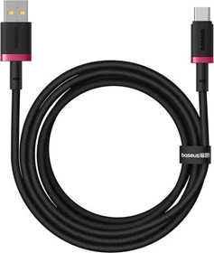 Baseus Dura USB-A/USB-C 2m schwarz/rot