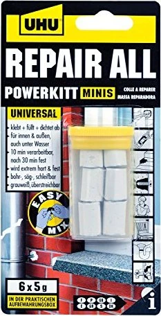 UHU Repair All Powerkitt, 30g (6x 5g)