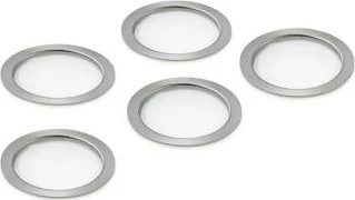 Naber Riflett 1 LED 4000K Einbauleuchte ohne Schalter edelstahl, 5 Stück