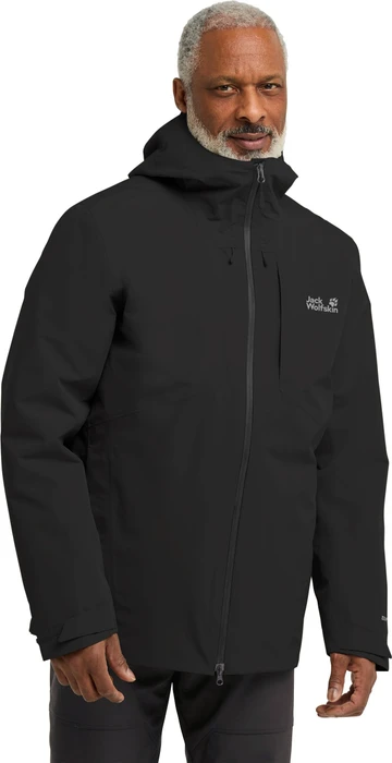 Jack Wolfskin Icecape 3in1 Down Funktionsjacke schwarz (Herren)