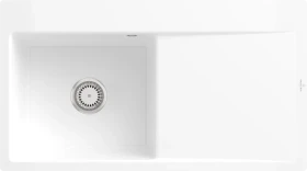 Villeroy & Boch Subway Style 50 flat Einbau Becken links snow white