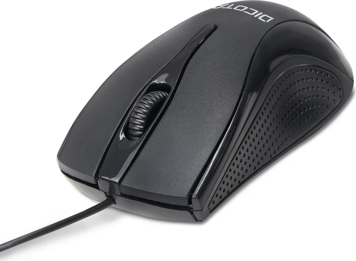 Dicota Kabelgebundene Maus schwarz, USB