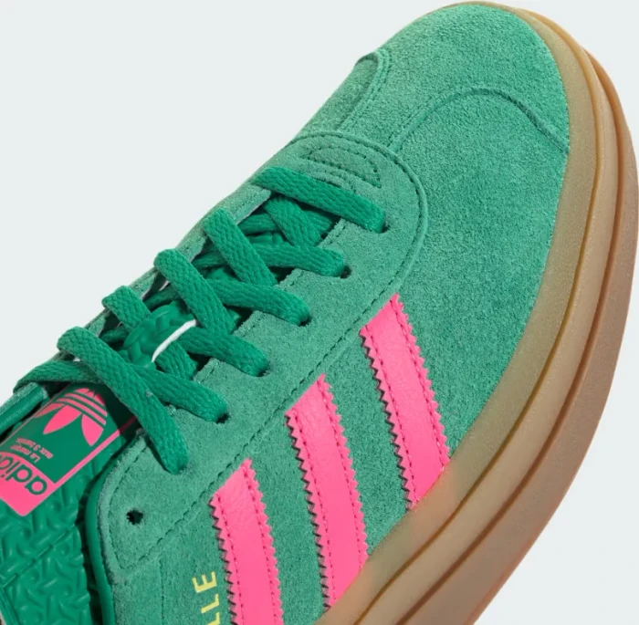 adidas gazelle silver green womens ADIDAS ORIGINALS Gazelle Indoor-Sneaker in Grn und Gelb fr Damen und   Pavidas