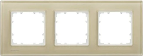 Siemens DELTA miro Glas Rahmen 3-Fach, arena