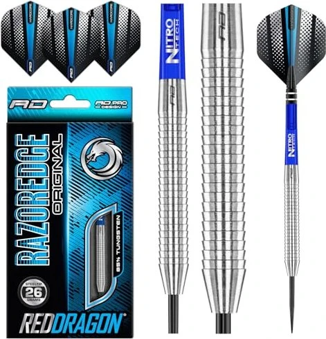 Red Dragon Razor Edge Original Steeltip Dartpfeil Set 24g