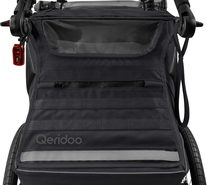 Qeridoo Kidgoo 1 Fahrradanhänger phantom grey (Modell 2026)