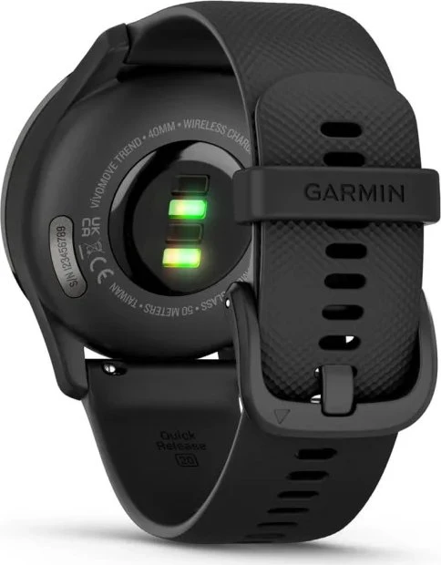 Garmin vivomove Trend Aktivitäts-Tracker black/slate grey