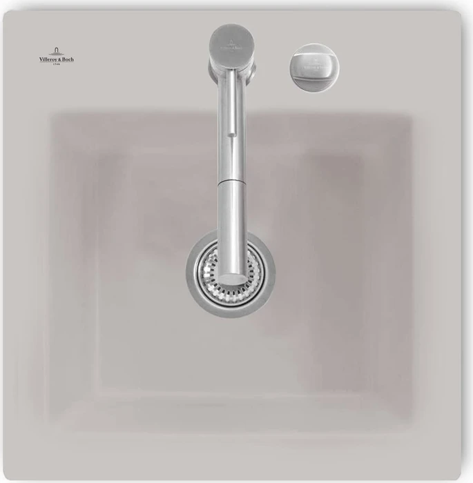 Villeroy & Boch Subway 50 S Einbau Becken mittig mit Ablauffernbedienung steam