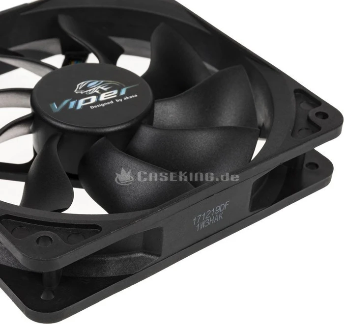 Akasa Ultra Quiet Viper Black Series, 120mm