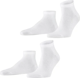 Falke Happy Socken weiß, 2 Paare (Herren)