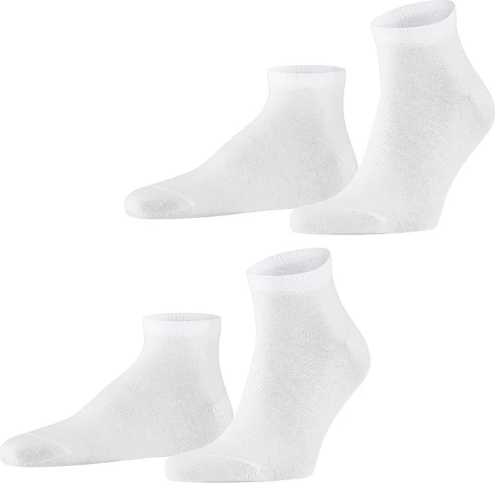 Falke Happy Socken weiß, 2 Paare (Herren)
