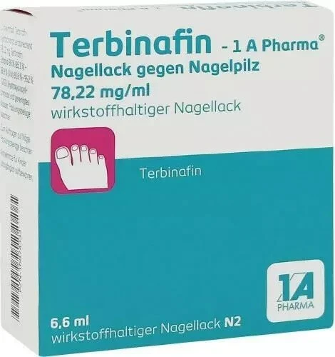 1A Pharma Terbinafin 78.22mg/ml wirkstoffhaltiger Nagellack, 6.6ml
