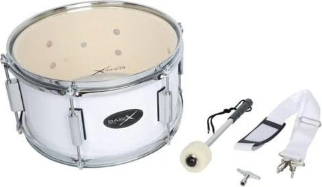 Gewa Basix Marschtrommel 12x7" weiß