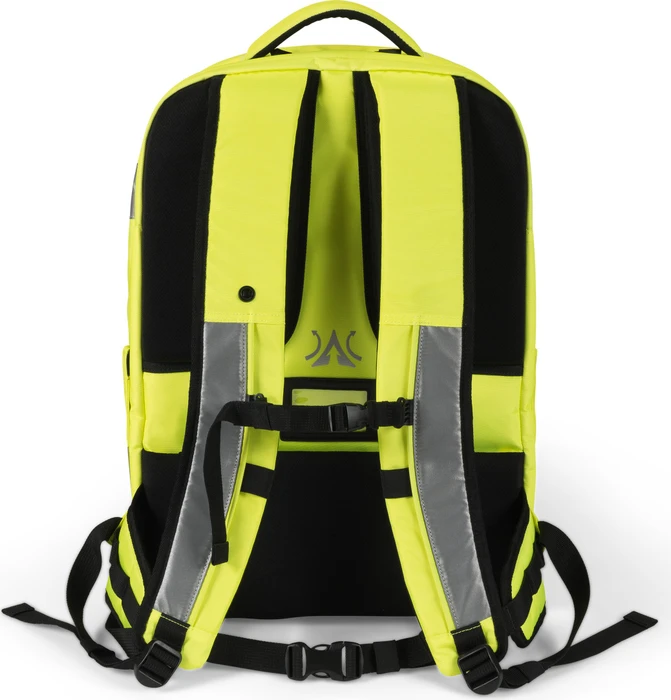 Dicota Hi-Vis 32-38 Liter, Notebook Rucksack, gelb