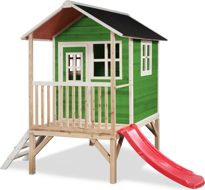 Exit Toys Exit Loft 300 Holz Spielhaus grün