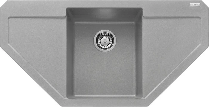 Franke Maris MRG 612-E Einbau Becken mittig mit Ablauffernbedienung steingrau