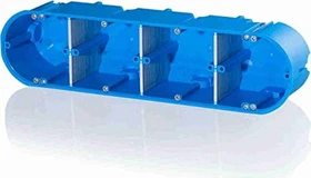 f-tronic HW Gerätedose massiv 4-fach