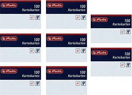 Herlitz Karteikarten A5 liniert