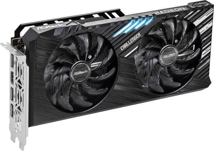 ASRock Radeon RX 7600 XT Challenger 16GB OC, RX7600XT CL 16GO, 16GB GDDR6, HDMI, 3x DP