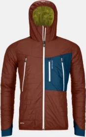 Ortovox Swisswool Piz Boé Funktionsjacke clay orange (Herren)