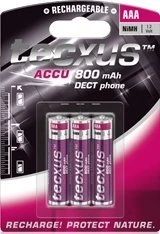 Tecxus Accu Micro AAA NiMH 800mAh, 3er-Pack
