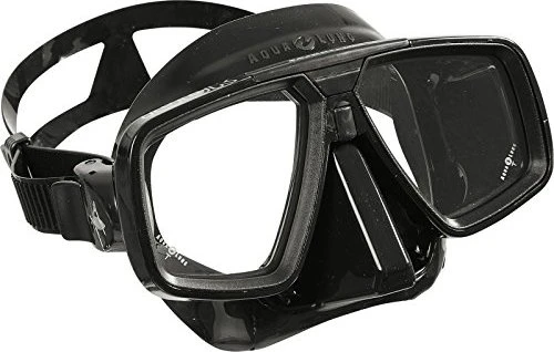 Aqualung Look Zweiglasmaske schwarz