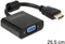 DeLOCK HDMI/VGA Adapter schwarz Vorschaubild