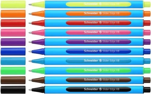 Schneider Slider Edge XB Kugelschreiber sortiert, 10er-Set, Etui