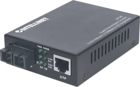 Intellinet Gigabit Media Converter, RJ-45, SC-Duplex SM 20km