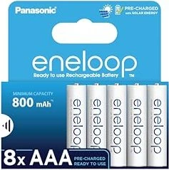 Panasonic eneloop (Gen 5) Micro AAA NiMH 800mAh, 8er-Pack