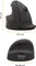 Fellowes Breyta Plus Vertical Mouse, medium, Linkshänder, schwarz, USB/Bluetooth Vorschaubild