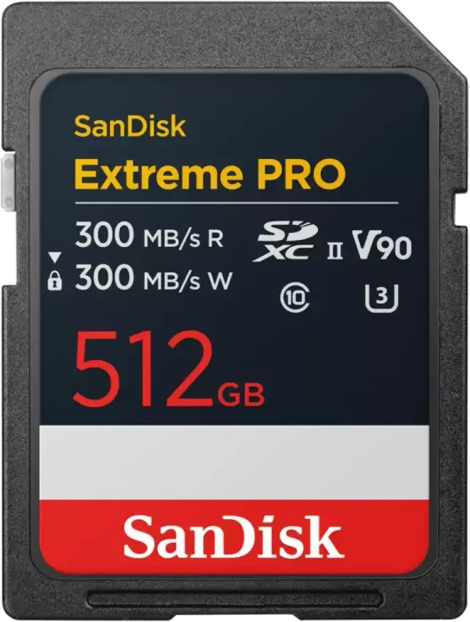 SanDisk Extreme PRO R300/W300 512GB, UHS-II U3, Class 10