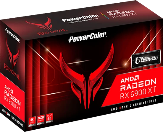 PowerColor Red Devil Radeon RX 6900 XT Ultimate, 16GB GDDR6, HDMI, 3x DP