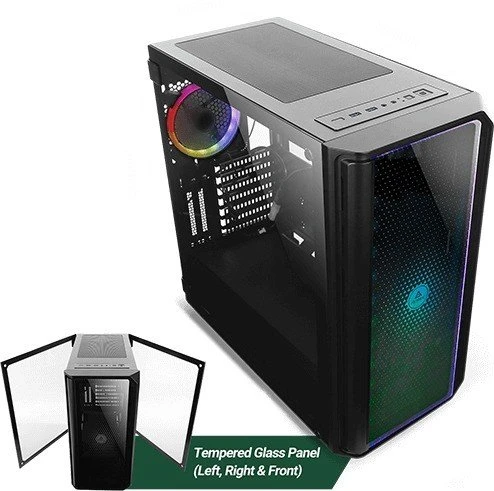 Antec NX1000, Glasfenster