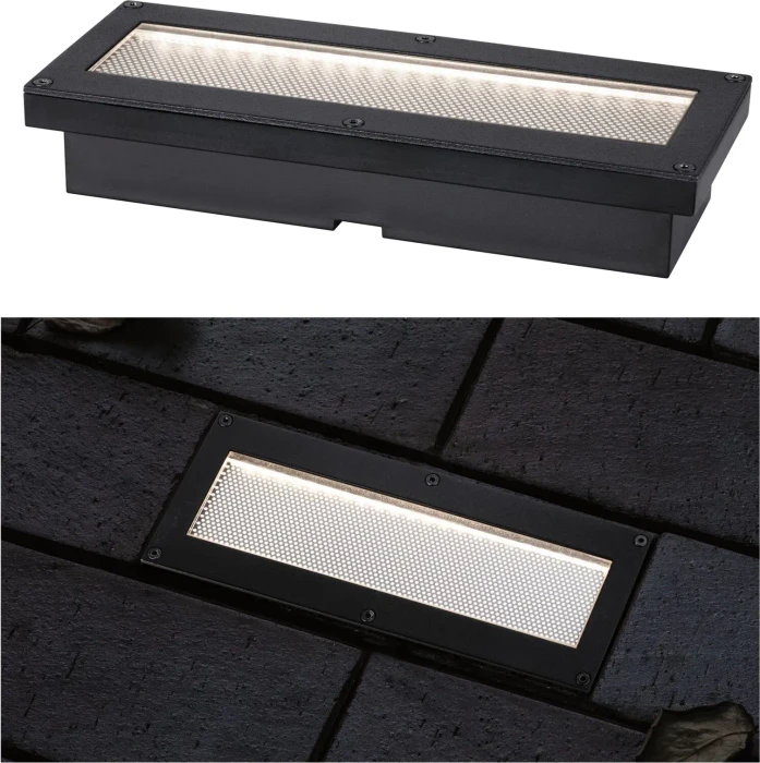 Paulmann Solar Bodeneinbauleuchte Domenic 0.1W schwarz