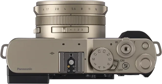 Panasonic Lumix L10 titanium gold
