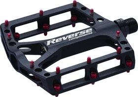 Reverse Black ONE Plattformpedale schwarz/rot