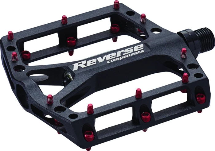 Reverse Black ONE Plattformpedale schwarz/rot