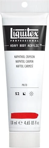 Liquitex Professional Heavy Body Acrylic naphthol crimson, 138ml