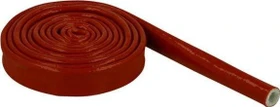 DeLOCK Feuerfester Schutzschlauch silikonbeschichtet, 10mm, 2m, rot