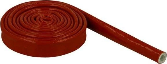 DeLOCK Feuerfester Schutzschlauch silikonbeschichtet, 10mm, 2m, rot