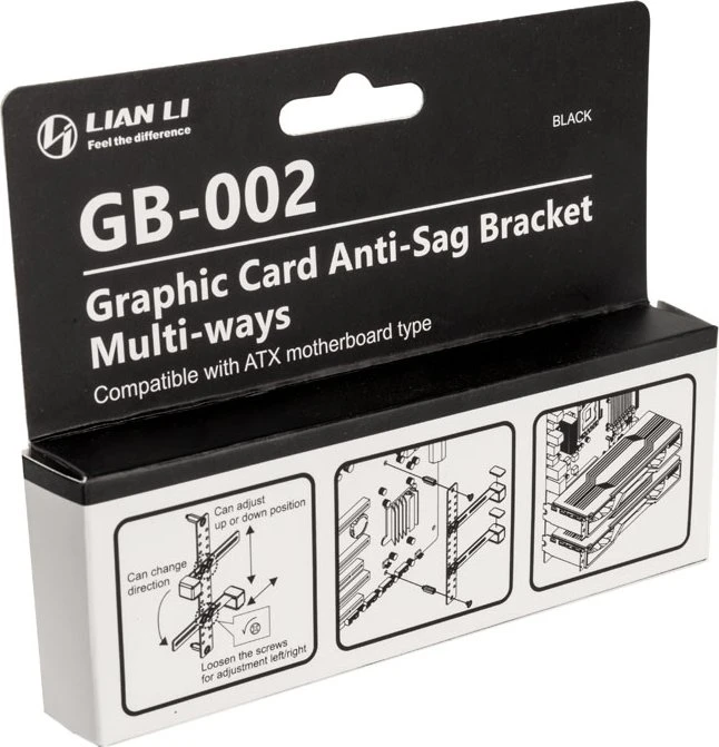 Lian Li GB-002, Grafikkartenhalter, schwarz