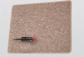 Pro Car Heizteppich mit Antirutschbelag 12V 60x40cm, hellbraun